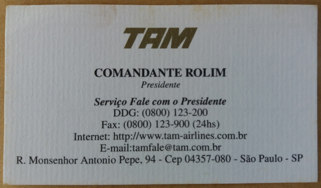 Rolim Amaro, Tam