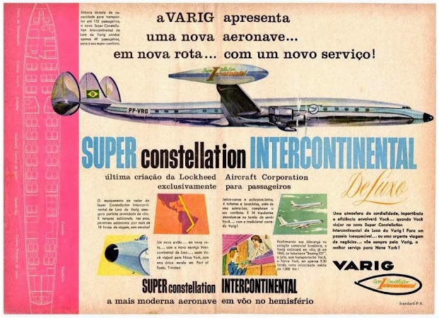 Anúncio publicitário da Varig