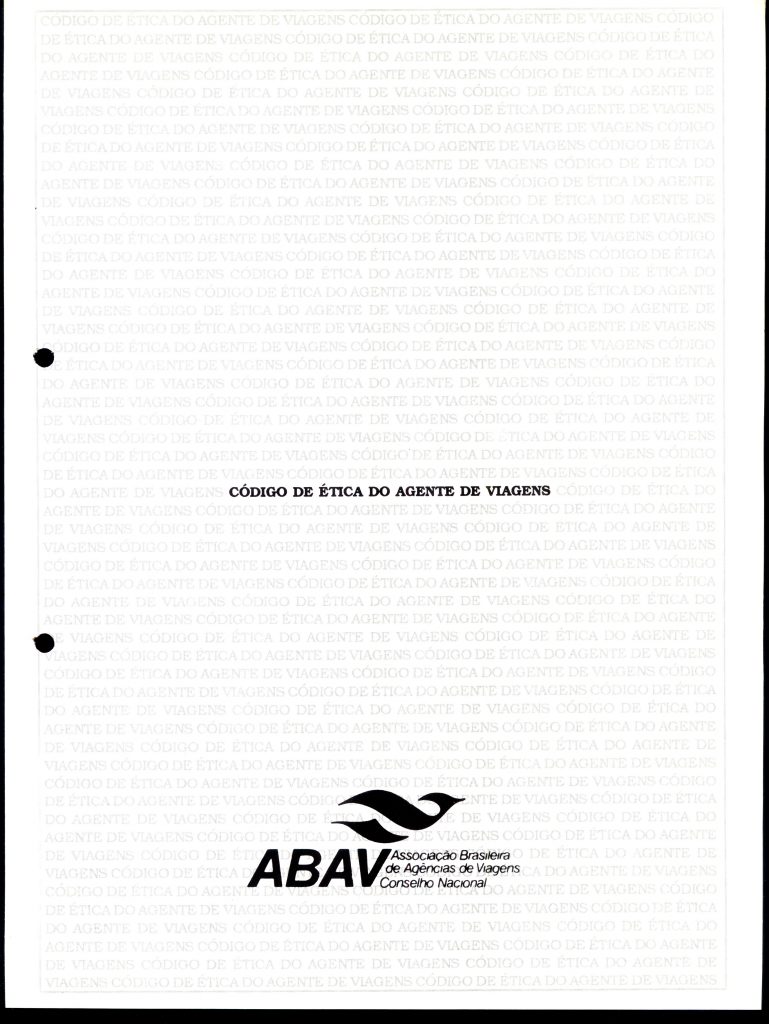 Código de Ética dos Agentes de Viagens